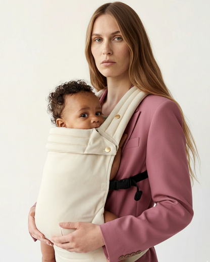BÜBBI CANADA MADELAINE BABY CARRIER LIGHT BEIGE