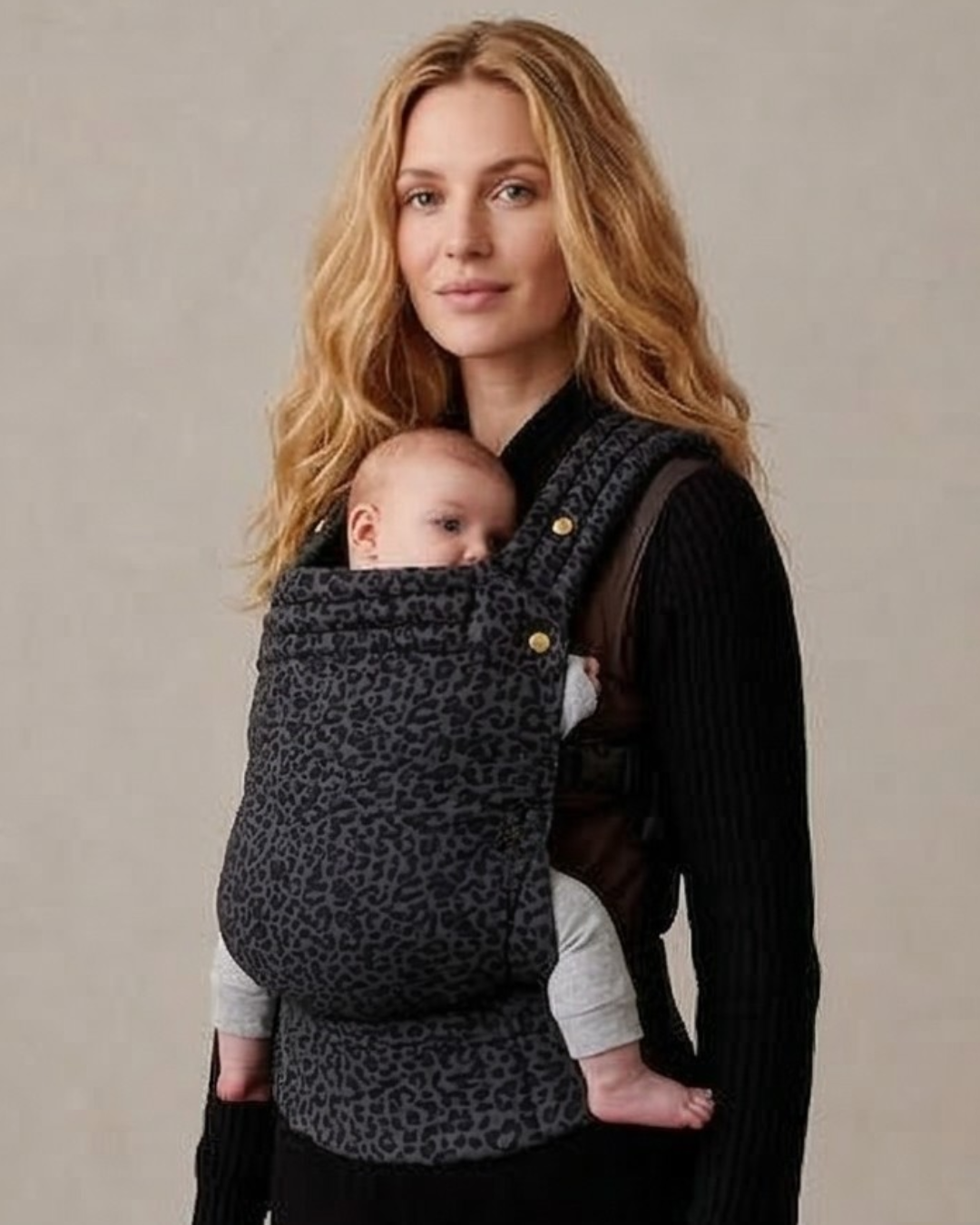 Kenya Ergonomic Baby Carrier | Black Leopard